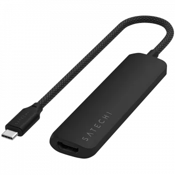 Satechi ST-P4SK Hub διασύνδεσης USB Type-C 10000 Mbit/s Μαύρο