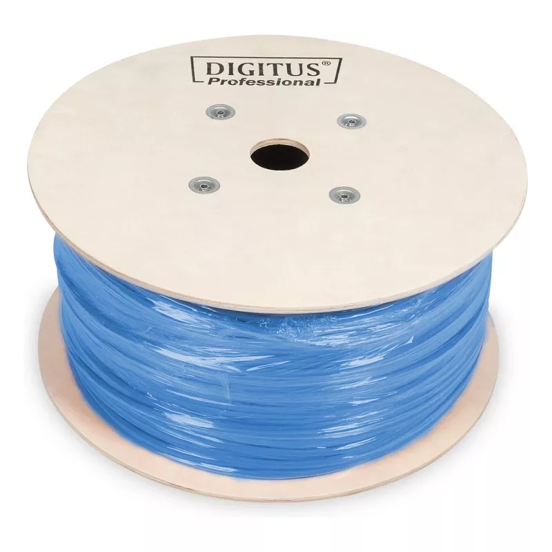 Καλώδιο εγκατάστασης DIGITUS CAT 6A U/FTP 305 m, simplex, Cca, Easy Pull Box, μπλε