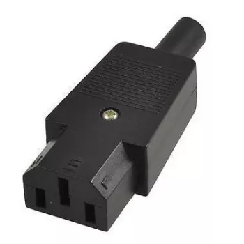 Microconnect C13PLUG αντάπτορας βύσματος τροφοδοσίας C13 μαύρο