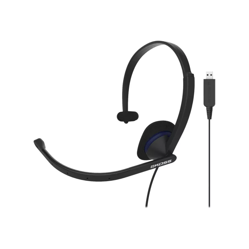 Koss | Ακουστικά | CS195 USB | Ενσύρματα | On-Ear | Μικρόφωνο | Μαύρο