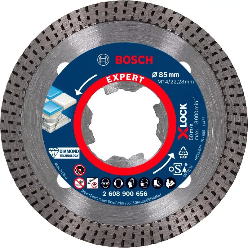 Bosch Expert HardCeramic X-LOCK δίσκος κοπής 8,5 cm 1 τεμ.