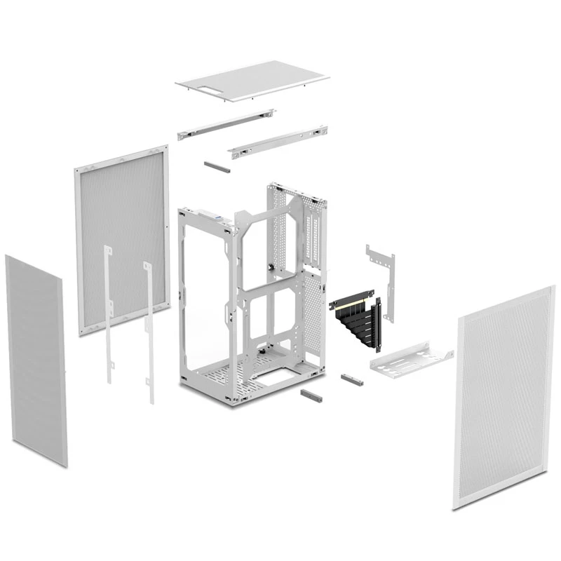 SSUPD Meshlicious Full Mesh PCIE 4.0 Edition Κουτί Mini-ITX - Λευκό