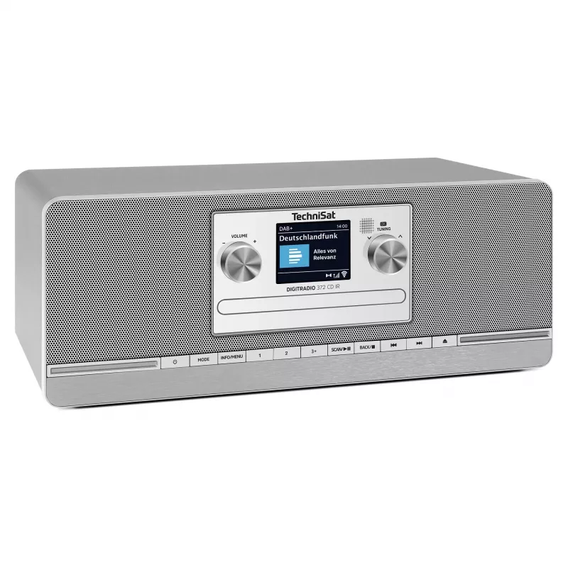 TechniSat DIGITRADIO 372 CD IR Internet Αναλογικό & ψηφιακό ανθρακί, ασημί