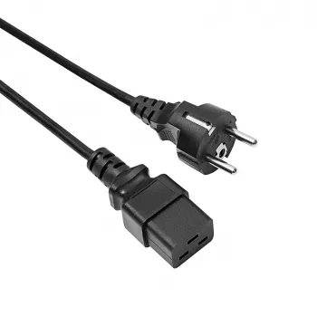 Akyga Καλώδιο τροφοδοσίας server CEE 7/7 σε IEC C19, 250 V, 1,8 m (AK-UP-01)