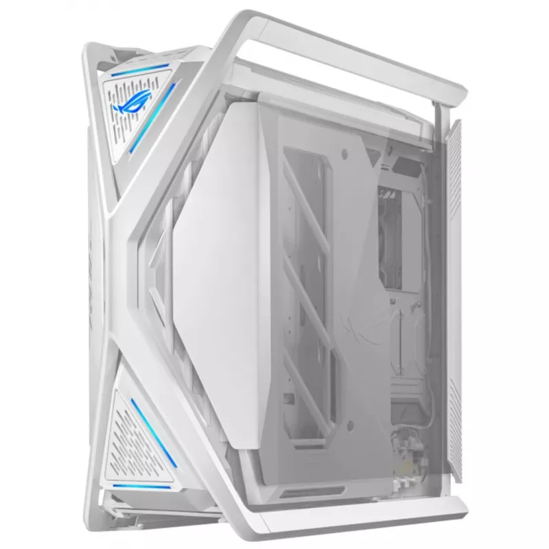 ASUS ROG GR701 Hyperion White, PC, Λευκό, ATX, EATX, micro ATX, Mini-ITX, Αλουμίνιο, Multi, Front