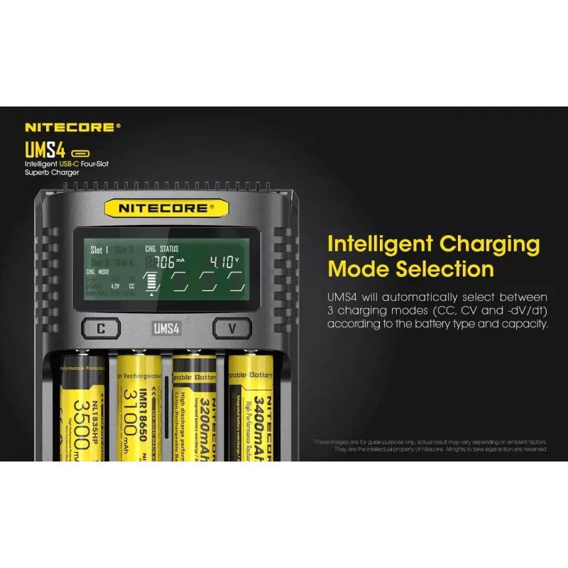 Φορτιστής Nitecore UMS4