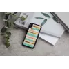 Θήκη smartphone iKins για iPhone XS / iPhone XS Max – Pop Mint μαύρο