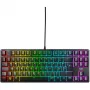No name K4V2 TKL Πληκτρολόγιο – συμπαγής σχεδιασμός Tenkeyless, ενσύρματο, μαύρο, UK-Layout
