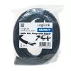 LOGILINK KAB0047 LOGILINK Εύκαμπτος οργανωτής καλωδίων με φερμουάρ, Μαύρο 2m