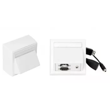 Vivolink WI221260 πρίζα HDMI + USB A + 3,5mm λευκή