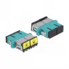 Ζεύκτης LWL DeLOCK 86895 SC Duplex υποδοχή σε υποδοχή Multimode Aqua