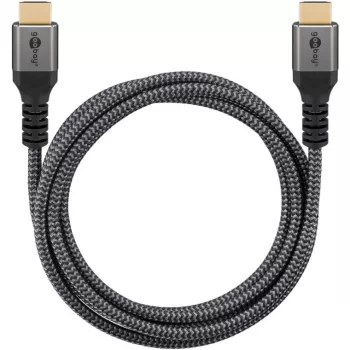 Plus Καλώδιο High-Speed HDMI με Ethernet, 4K @ 60Hz γκρι, 0,5 μέτρα