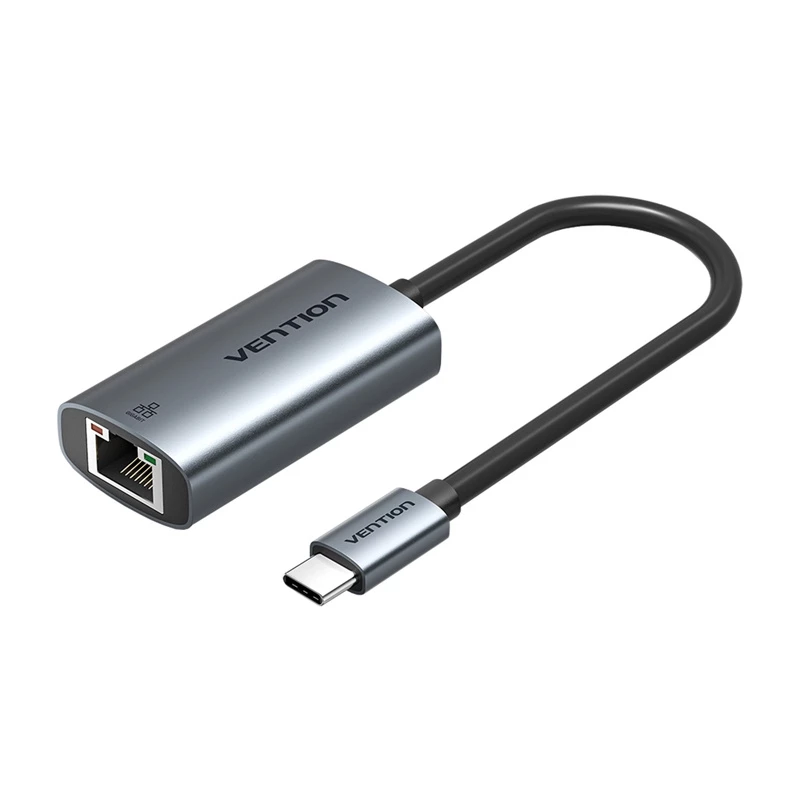 Vention CFP Προσαρμογέας USB Type-C σε Gigabit Ethernet 1000 Mbit/s, γκρι