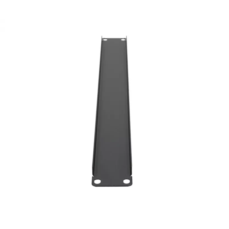 Τυφλό πάνελ rack Extralink Front Blank Panel 1U 19 inch μαύρο, χαλύβδινο κουτί
