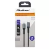 Καλώδιο Qoltec USB 2.0 Type-C σε USB 2.0 Type-C 100W QC 3.0 PD 1m Μαύρο
