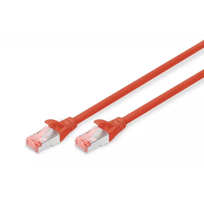 Καλώδιο Patch Digitus CAT 6 S/FTP DK-1644-005/R 0,5 m κόκκινο
