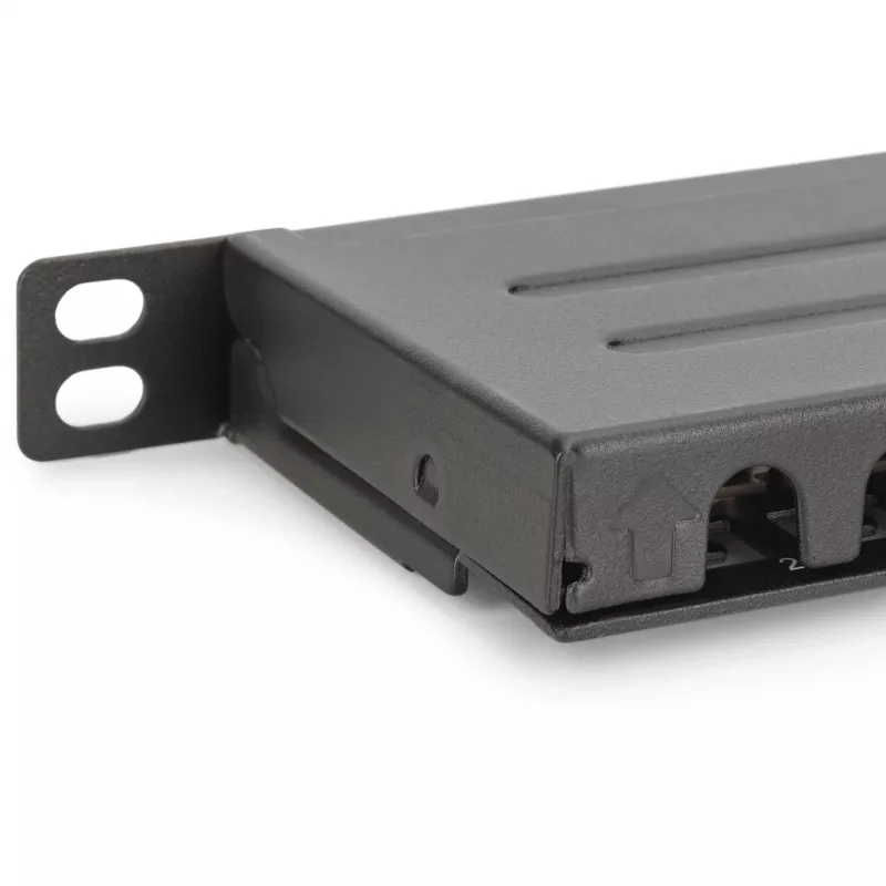Patch Panel Digitus CAT 6 Class E High Density Θωρακισμένο Μαύρο