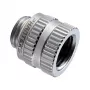 Ίσιο ρακόρ συμπίεσης PHANTEKS Glacier M-F G1/4 CHROME περιστρεφόμενο — PH-RA_CR_MF