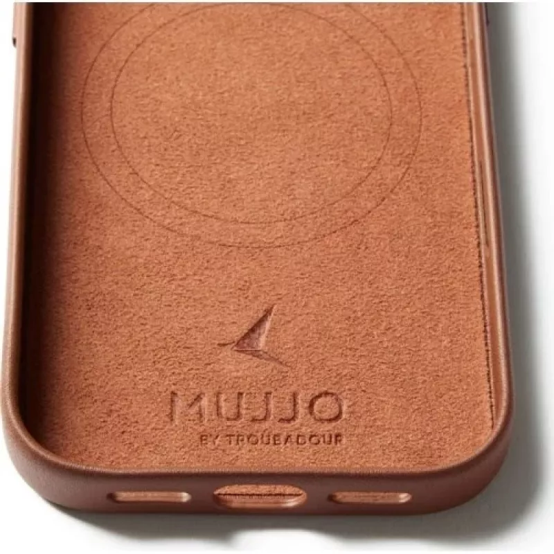 Mujjo Full Leather Case MagSafe Θήκη για iPhone 17 Pro Καφέ