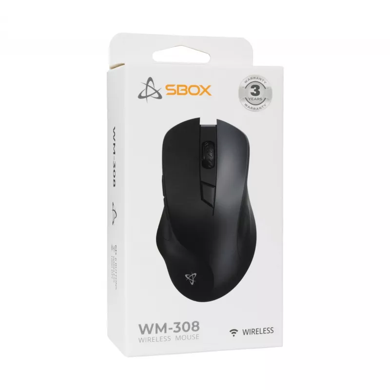 Ποντίκι Sbox WM-308 μαύρο USB