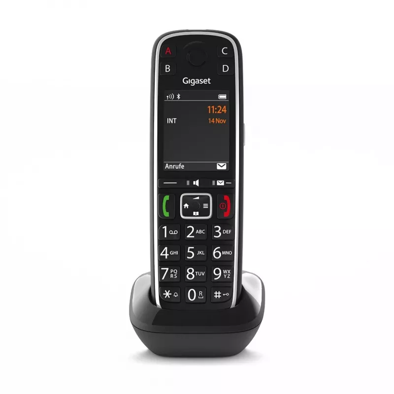 Gigaset E720HX Αναλογικό/DECT τηλέφωνο με αναγνώριση κλήσης μαύρο