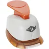 Διακοσμητική τρύπα WEDO Heart Shape γκρι πορτοκαλί