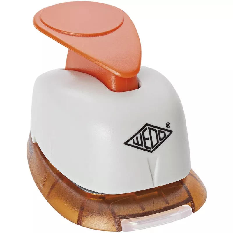Διακοσμητική τρύπα WEDO Heart Shape γκρι πορτοκαλί