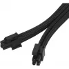 SilverStone SST-PP07E-EPS8B καλώδιο προέκτασης EPS 8 ακροδεκτών σε EPS/ATX 4+4 ακροδεκτών, 30 cm, μαύρο