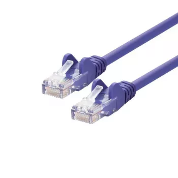 Καλώδιο δικτύου LOGON TCU55U015P Cat5e U/UTP (UTP) μωβ 1,5 m RJ-45–RJ-45 επιχρυσωμένες επαφές