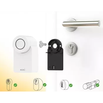 Nuki Smart Lock Go (2025) 221148 έξυπνη κλειδαριά πόρτας, Bluetooth, Wi-Fi και Matter