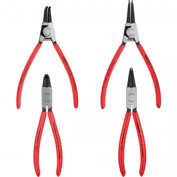 Knipex Σετ πένσες ασφαλιστικών δακτυλίων 4 τεμ. σε ρολό 19-60mm