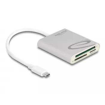 Αναγνώστης καρτών DeLOCK 91005 USB 3.2 Gen 1 Type-C Γκρι CF MMC MicroSD
