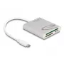 Αναγνώστης καρτών DeLOCK 91005 USB 3.2 Gen 1 Type-C Γκρι CF MMC MicroSD