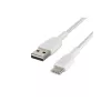 Καλώδιο USB Belkin CAB002BT0MWH 0,15 m USB A USB C Λευκό