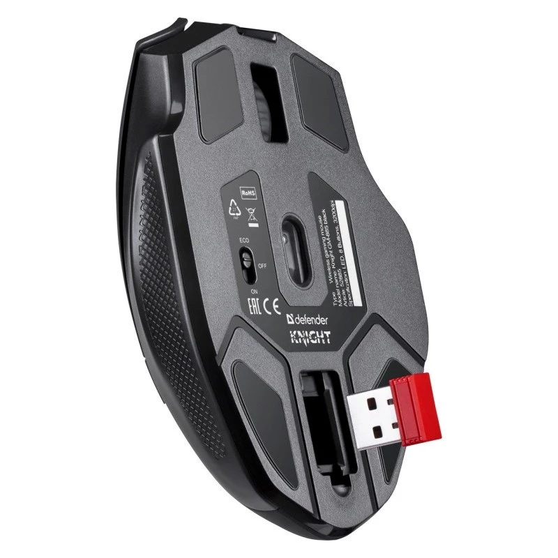 Ποντίκι DEFENDER GM-885 KNIGHT RF WIRELESS 3200dpi 8P Μαύρο