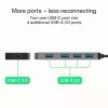 USB Hub Green Cell HUB-GC-C4A — Hub USB-C 3.0 4 θυρών