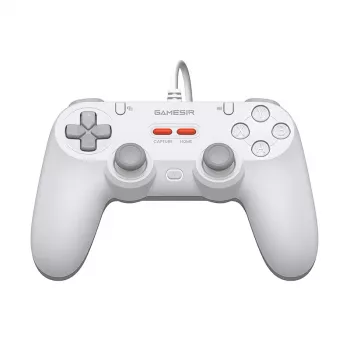 Ενσύρματο χειριστήριο παιχνιδιών GameSir T3 Lite WT Λευκό – εργονομικό ενσύρματο χειριστήριο, συμβατό με PC