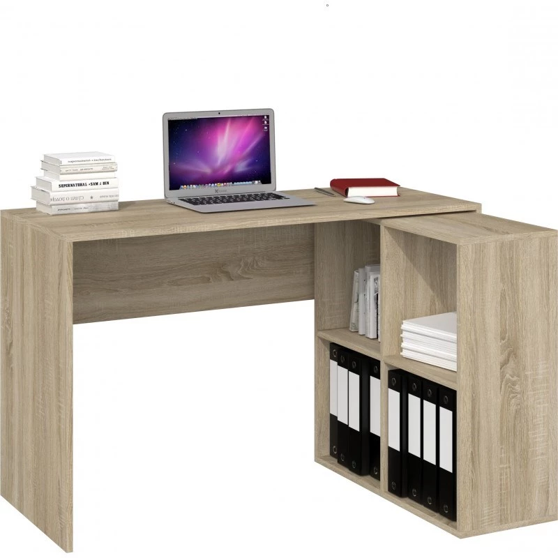 Topeshop BIURKO PLUS SONOMA γραφείο υπολογιστή χρώμα δρυς