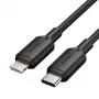 Καλώδιο USB-C σε Lightning 3A 480Mbps 1m ΜΑΥΡΟ