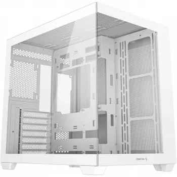 Κουτί PC DeepCool CG530 WH Midi Tower – ATX/Micro ATX/ITX, tempered glass, 2×3,5-ίντσες + 3×2,5-ίντσες θέσεις, υποστηρίζει GPUs έως 410 mm