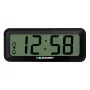 BLAUPUNKT ηλεκτρονικό αξεσουάρ CL04BK — μαύρο συμπαγές ρολόι με θερμόμετρο, ένδειξη υγρασίας, ημερολόγιο, ξυπνητήρι, λειτουργία αναβολής, μπαταρία AAA