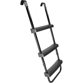 Σκάλα τραμπολίνου HUDORA universal 70–100 cm, μαύρη, ρυθμιζόμενα σκαλοπάτια ασφαλείας