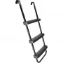 Σκάλα τραμπολίνου HUDORA universal 70–100 cm, μαύρη, ρυθμιζόμενα σκαλοπάτια ασφαλείας