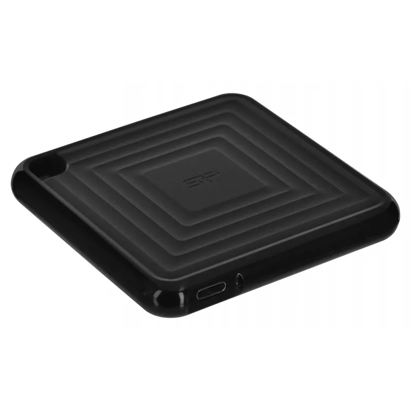 SILICON POWER PC60 - SSD - 1TB - εξωτερικός (φορητός) - USB 3,2 Gen 2 - 256-Bit-AES - Μαύρο (SP010TBPSDPC60CK)