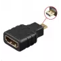 Αλλαγέας φύλου καλωδίου Microconnect HDM19F19MM Micro HDMI HDMI μαύρο