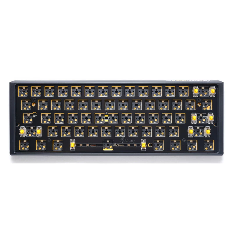 Ducky One 3 Hot-Swap Barebone Mini Πληκτρολόγιο Gaming USB US English Μαύρο