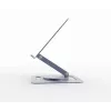 Βάση ανύψωσης notebook GEMBIRD NBS-DR1-01 – περιστρεφόμενη βάση, ρυθμιζόμενο ύψος, Space Grey