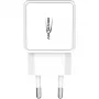 ANSMANN HC218PD - τροφοδοτικό - 18 Watt - 3000 mA - PD, QC 3.0 - 2 θύρες εξόδου (USB, USB-C) - λευκό (1001-0111)