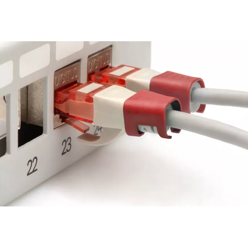 Κλιπ χρωματικής κωδικοποίησης Digitus A-CC-R Κόκκινο