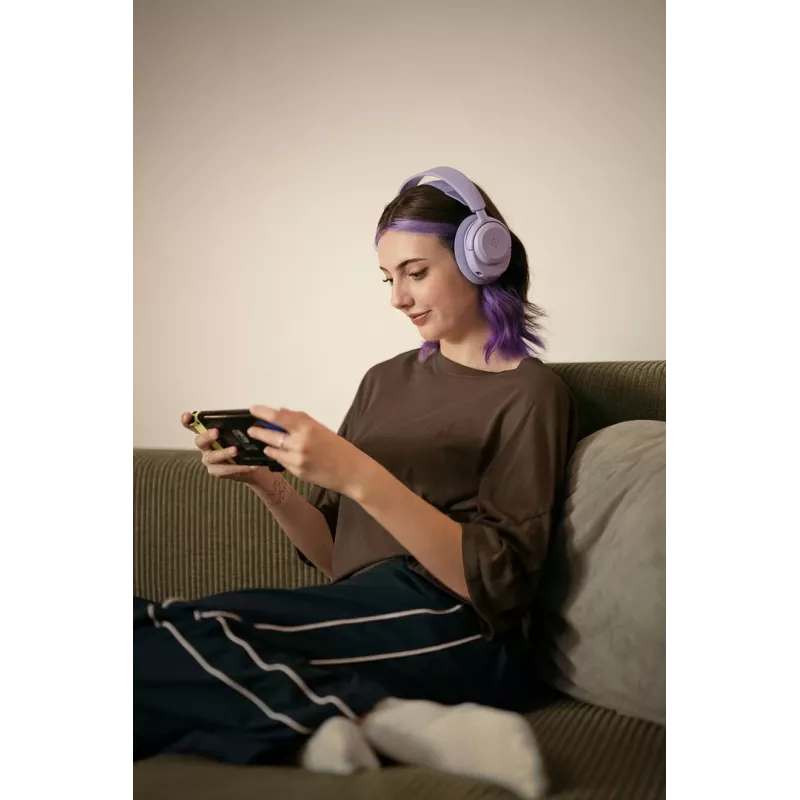 Ακουστικά Steelseries Arctis Nova 3P Wireless για Playstation, Λεβάντα